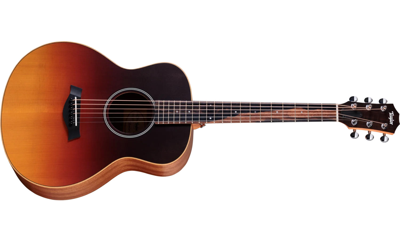 GS Mini-e Special Edition, Sunset Fade Layered Sapele Acoustic